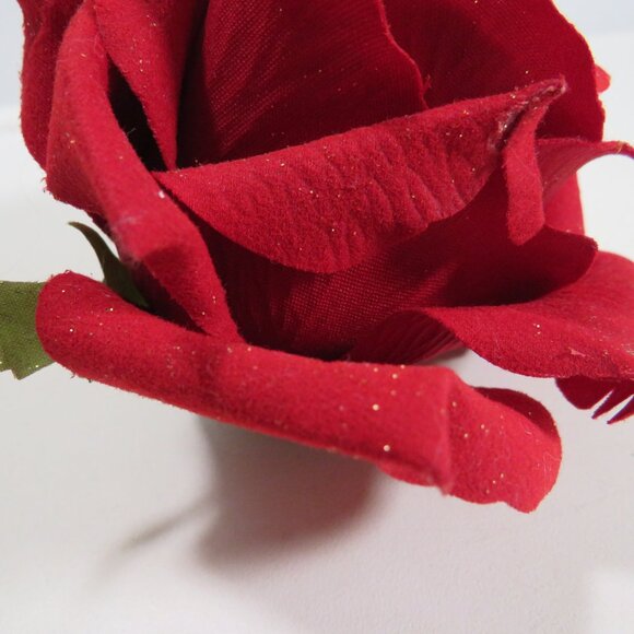 Rose Clip on Flower (for clothing, gift as bow, decor) on Alligator Clip - Picture 5 of 7